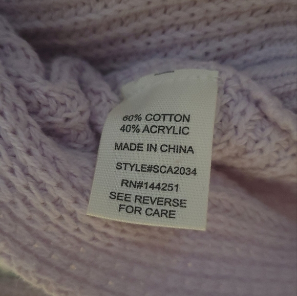 Jessica Simpson Wrap Front Purple XS Sweater - Picture 6 of 7